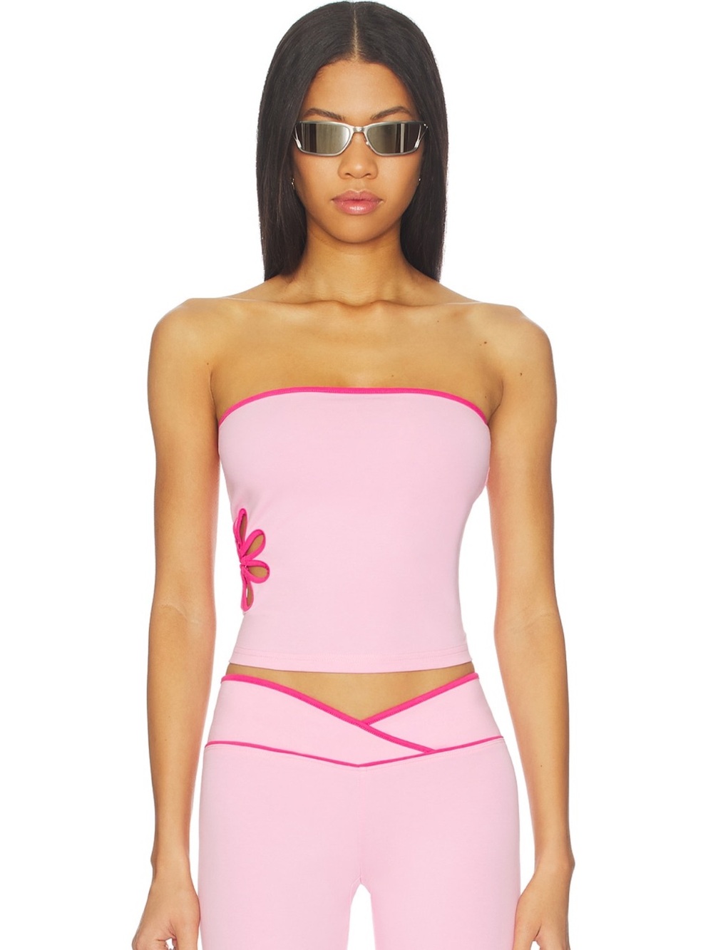 Used Once Revolve I.AM.GIA Daisy Boob Tube in Pink